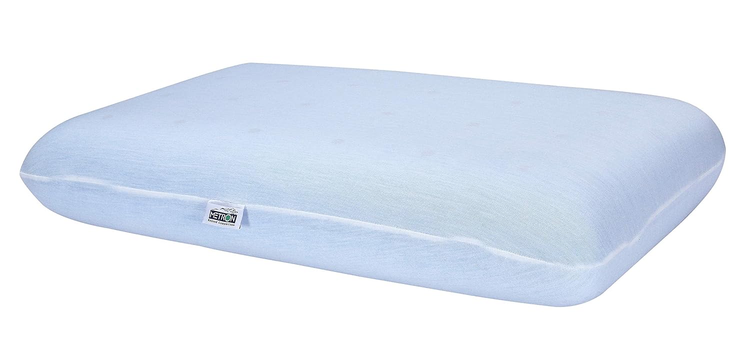 Metron Memory Foam Pillow For Sleeping Reversible Double Sided