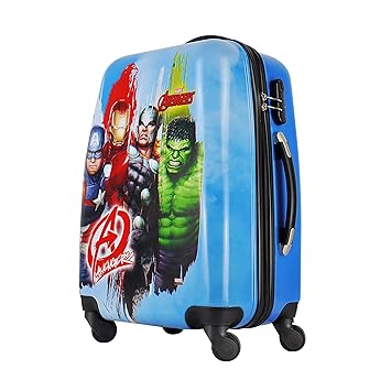 GAMME Gm17rgt036 Polycarbonate 53 cms Light Blue Hardsided Cabin Luggage (Avengers)