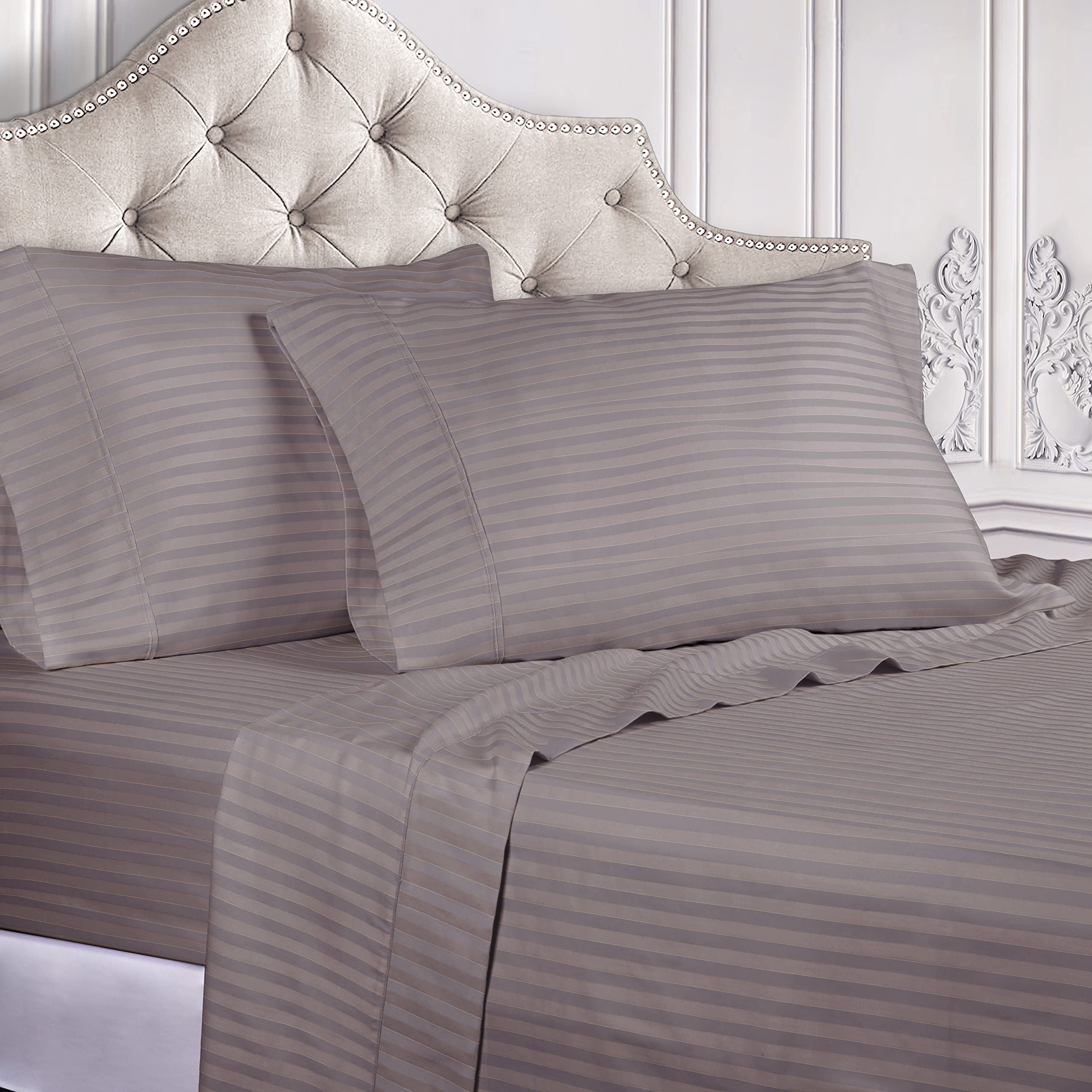 Striped 300-Thread Sheet Set, Premium Long-Staple