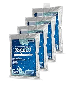 Cool It Ice Packs for Coolers - Reusable Freezer Ice Pack for Cooler Bags or Large Coolers - Replaces Three 10lbs Bags of Ice - No Ice Needed [Large Sized 10x14in, 4 Pack]