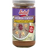 Sadaf Khoresh Fesenjan - Walnut &amp; Pomegranate Stew - Ready to eat Vegetarian Stew - Traditional Persian Cuisine - 12 oz Jar