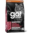 Go! Solutions Sensitivities Limited Ingredient, Grain-Free Dry Cat Food, Salmon Recipe for Sensitive Stomach, 6 lb Bag