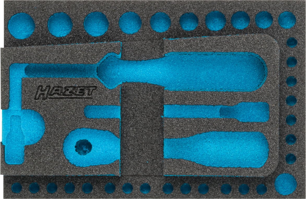 HAZET 163-350L 2-Component Soft Foam Insert - Multi-Colour