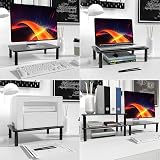 HUANUO Monitor Stand Ergonomic Laptop Stand 3 Height Settings Mesh Platform view 7