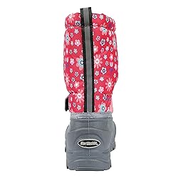 Northside Girl's Frosty Snow Boot, Fuchsia/Coral, 3