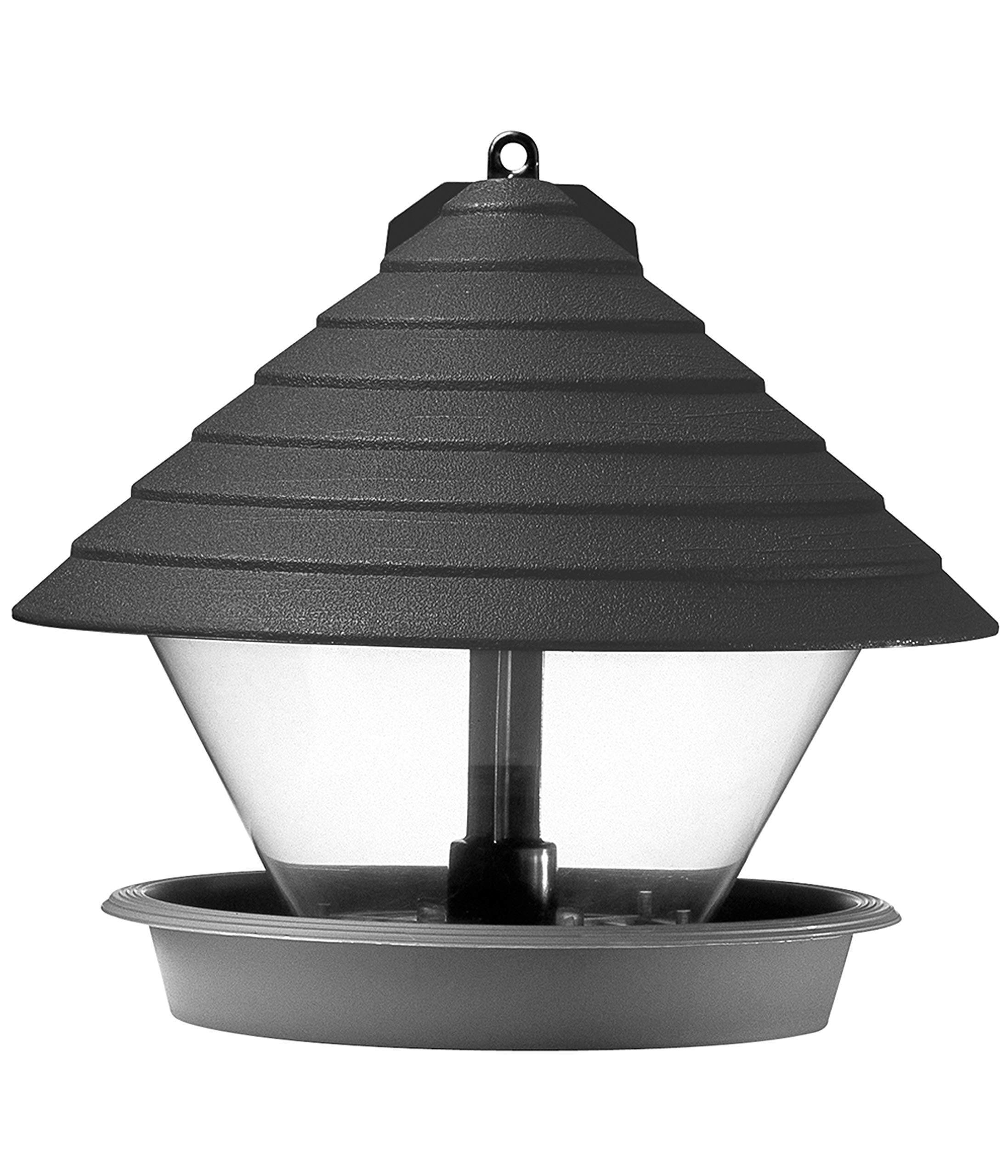 Dehner Natura Guayana Wild Bird Feeding Basket Diameter Approx. 27 cm Height Approx. 23 cm Plastic Black