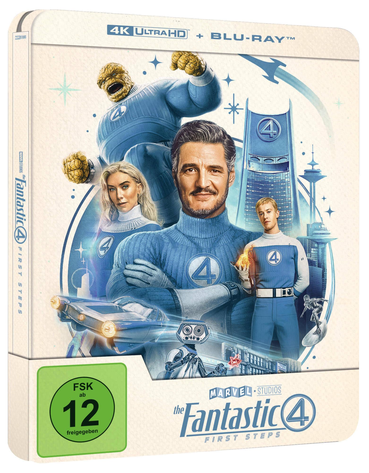 The Fantastic Four - First Steps - Steelbook - Limited Edition (4K Ultra HD) (+ Blu-ray) 3