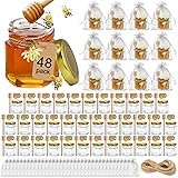 Aliggbent Honey Jars,48 Pack Mini Jars Party Favors