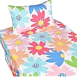 J-pinno Underwater Animals Sea Fishes Turtle Shark Dolphin Twin Sheet Set Gift 100% Cotton Flat Sheet + Fitted Sheet + Pillowcase Bedding Set for Unisex Boys Girls