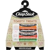 ChapStick Toasty Treats Holiday Flavored Lip Balm Variety Gift Set, 4-Pack | 0.15 oz Each, Limited Edition Seasonal Stocking Stuffer, Assorted Flavors, with 24 Hour Moisture to Hydrate Dry, Chapped Lips