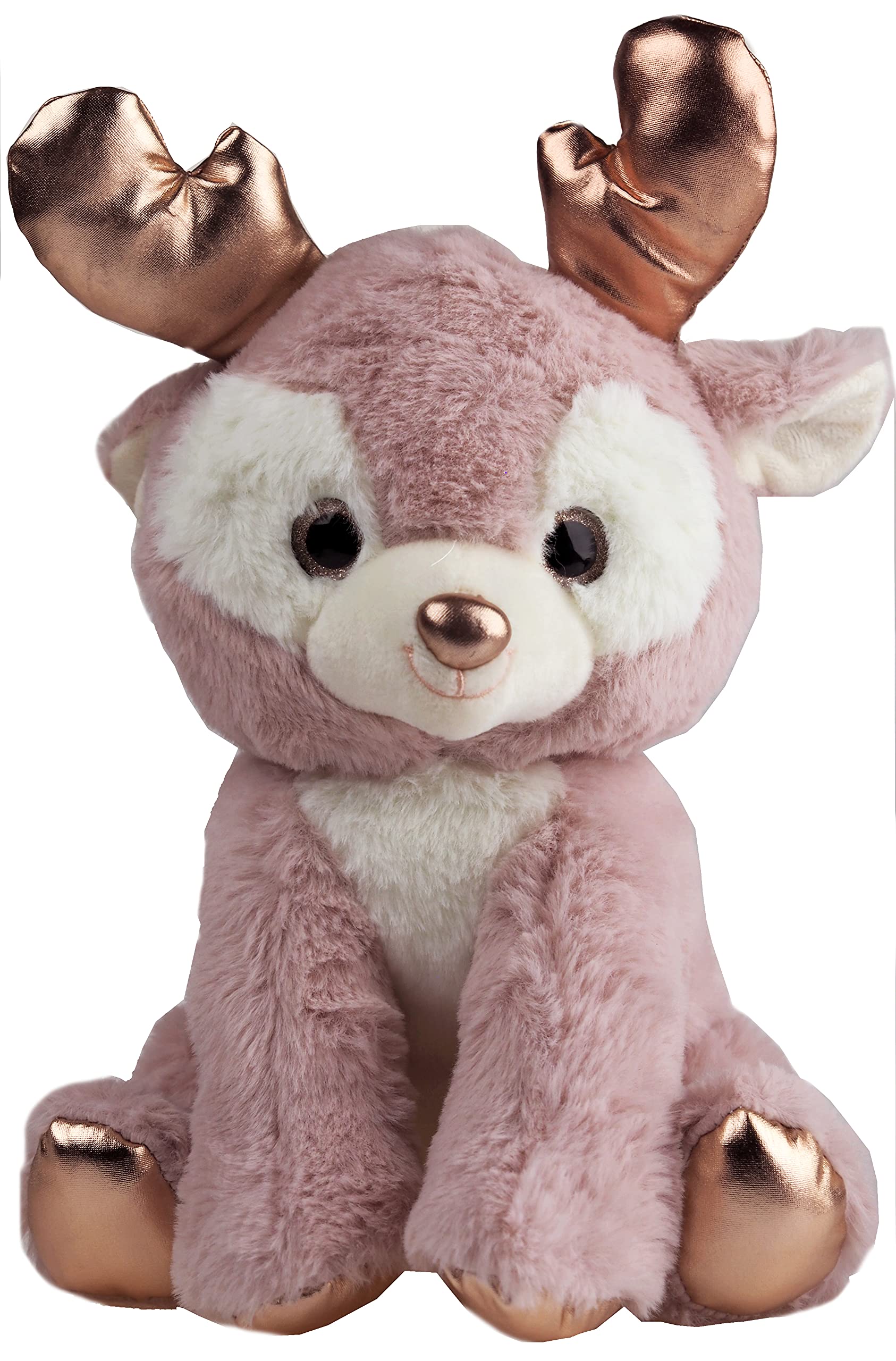Gosh! 446132 Reindeer Plush | Rose Gold | 1 pc-25cm Accessory