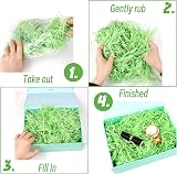Vaktop Green Shredded Tissue Paper 100g Gift Filler Eco Friendly view 5
