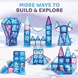 Science Kidz Magnetic Tiles Princess Castle Set 114 Pieces Case Figures view 5