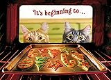 Avanti Christmas Cards, Cats and Cookies, 10-Count