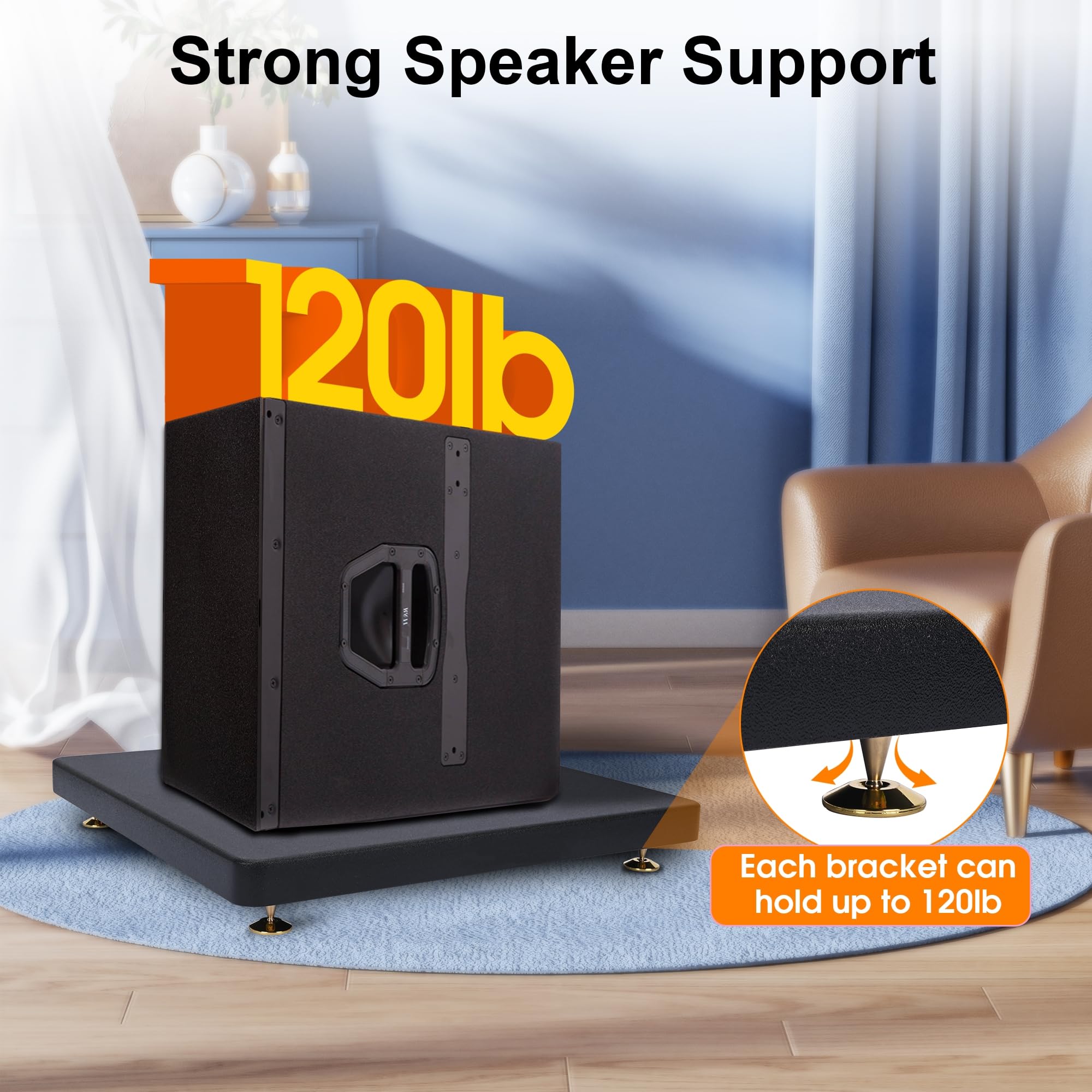 Mua bimiti Subwoofer Isolation Stand 14x14in Subwoofer Base Stand ...