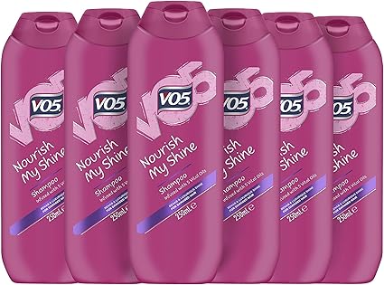 Vo5 Nourish My Shine Infused With 5 Vital Oils Shampoo For Damaged Hair 250 Ml Pack Of 6 Amazon Co Uk Beauty