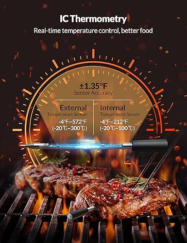 Smart Wireless Meat Thermometer, Food Thermometer Digital