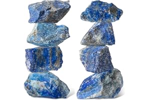Nicetage 8 pcs Bulk Gemstones and Crystals (ZN03-8*Lapis Lazuli)