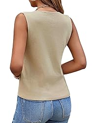 Saodimallsu Womens Sleeveless Sweater Vest Knit V