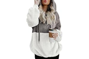 BTFBM Women Sherpa Pullover Quarter Zip Long Sleeve Fluffy Soft Fleece Jackets Sweaters Sweatshirts Hoodies Outwear Coat