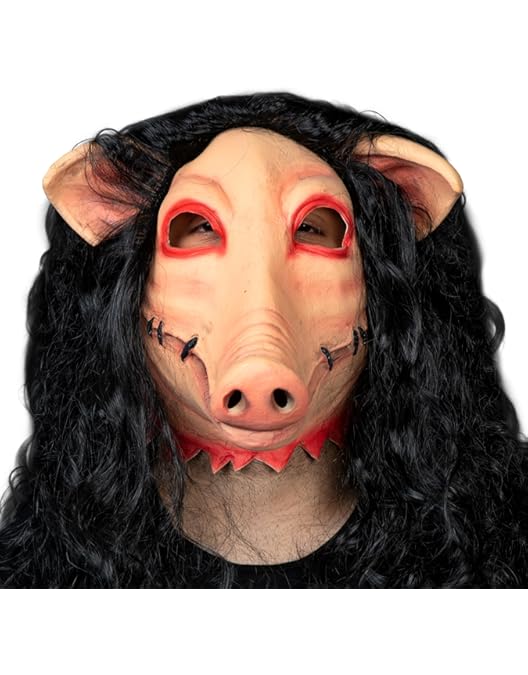 Amazon.com: Trick Or Treat Studios Saw Pig Costume Mask