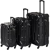 Samsonite Centric Hardside Expandable Luggage with Spinner Wheels, Black, Carry-On 20-Inch