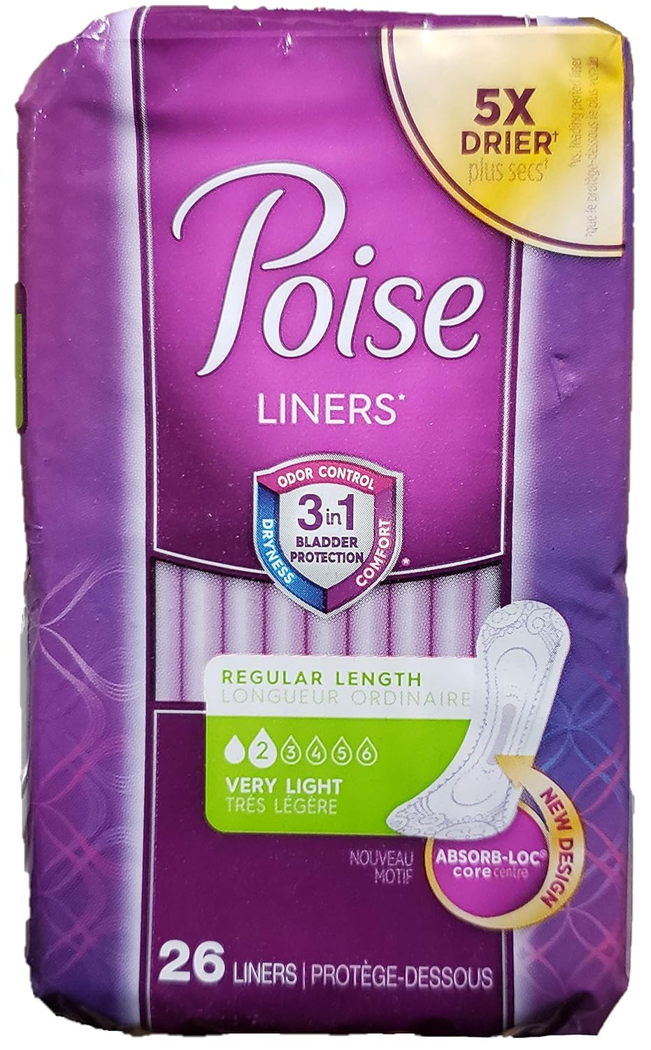 Kimberly-Clark 19305 Poise Liner, Very Light (Pack of 208): Industrial & Scientific