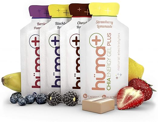 Amazon.com: Huma Plus Chia Energy Gel, 12 gel, gel de ...