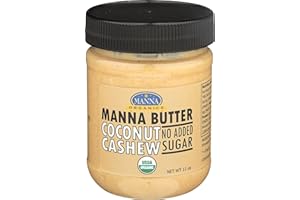 MANNA ORGANICS Organic No Sugar Added Coconut Cashew Butter, 11 OZ