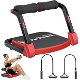 Abdominal Trainers - Adjustable Ab Trainer Machine, Foldable Abdominal Workout Equipment with Knee Protection - Home Gym Core Strength Trainer for Men &amp; Women