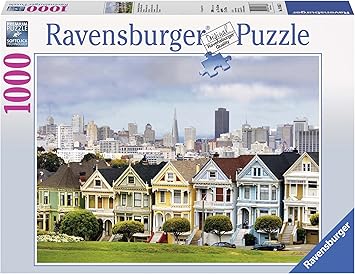 Ravensburger Puzzles Painted Ladies San Francisco, Multi Color (1000 Pieces)