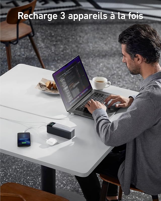 Batterie Externe 737 (PowerCore 24 K) de 24000 mAh avec 3 Ports