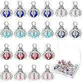 UHOMENY 20PCS Dragon Charms, Dragon Claws Craft Beads for Making Pearl Enamel Charms Rhinestone Crystal Pendants for Necklace Lucky Claw Bracelet Making DIY Crafting