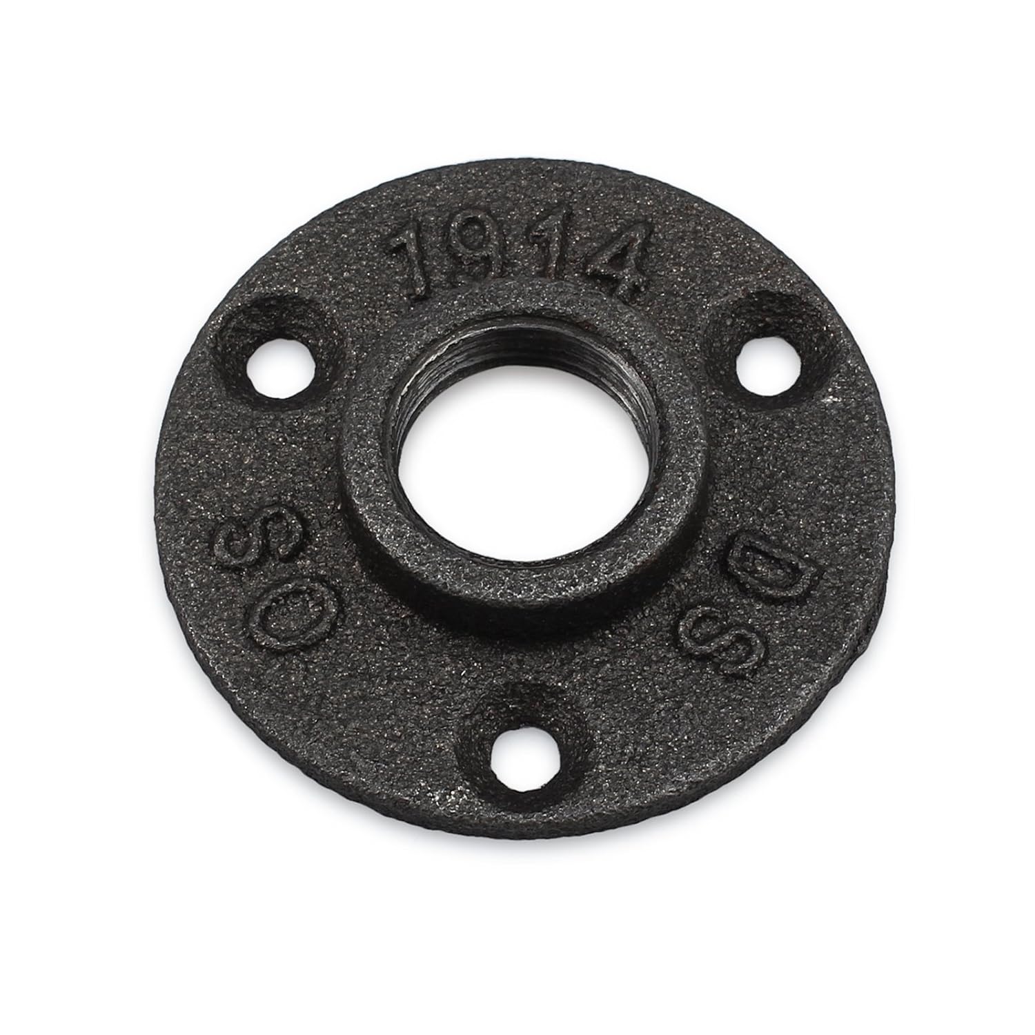 10x 1" BSP Floor Flange Malleable Threaded Iron Pipe Wall Mount