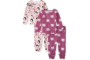 The Children's Place baby-girls And Toddler Girls Long Sleeve Top and Pants 2 Piece Pajama Sets