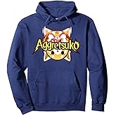 Aggretsuko Dual Personalities Logo Hoodie Pullover Hoodie