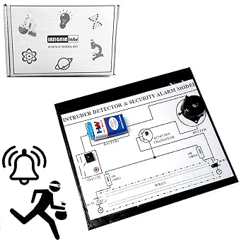 INSIGNIA LABS - IR Infrared Intruder Security Alarm Circuit Science Model Kit | School Project Kit