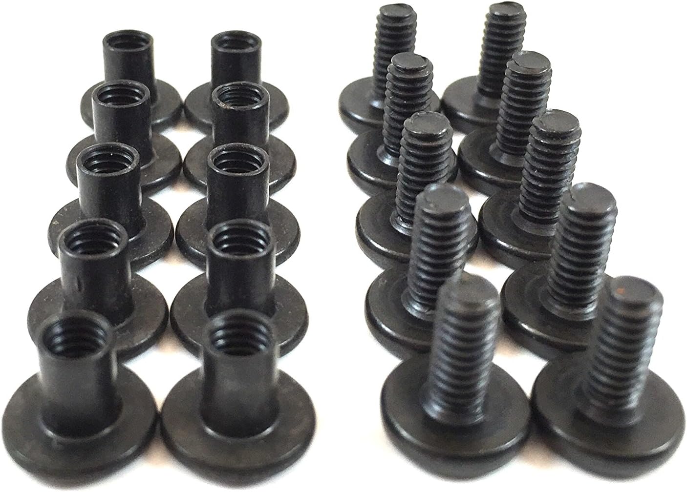 Gun Guy Gear Holster Screws - Chicago Screws - Leathercraft - Black Finish - 10 Pk