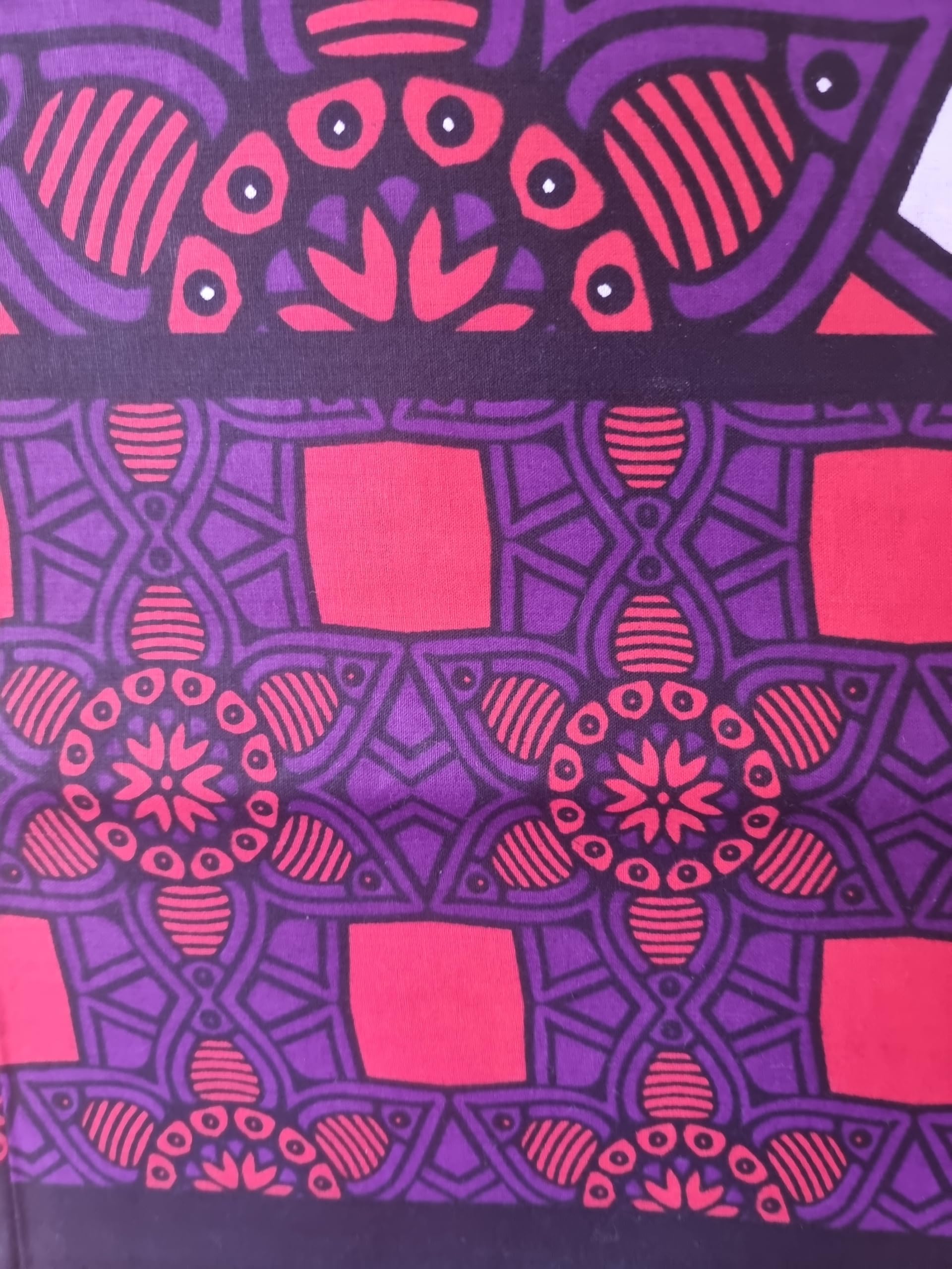 Kanga Khanga Sarong/Swimwear Beach wrap/Leso/Baby Wrap/African Garments Fabrics Multi-Coloured (Purple)