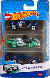 Hot Wheels 3 Car Pack 1:64 Scale Die-Cast Vehicles Assorted Styles view 4