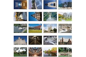 xtvinvm Ottawa Canada Travel Postcards: Vintage Landscape Designs, 20-Pack for Mailing or Display