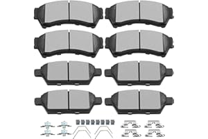 Ceramic Brake Pads Kits,SCITOO 8pcs Brakes Pads Set fit for 2006-2012 for Ford Fusion,2007-2012 for Lincoln MKZ,2006 for Lincoln Zephyr,2006-2013 for Mazda 6,2006-2011 for Mercury Milan