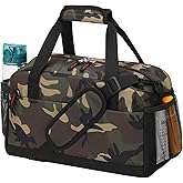 THSOGO Small Gym Bag with Wet Pocket - 14 inch Mini Duffle Bag for Men & Women Lightweight Carry On Bag for Travel Sport - Camouflage