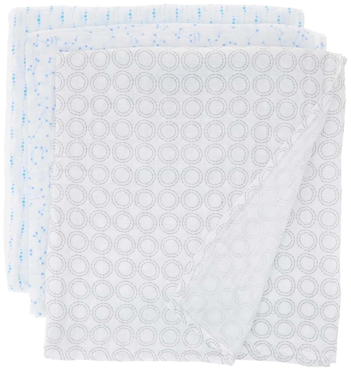 hudson baby muslin swaddle blankets foxes