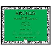 Arches Watercolor Paper Block, Cold Press, 8" x 10", 140 pound