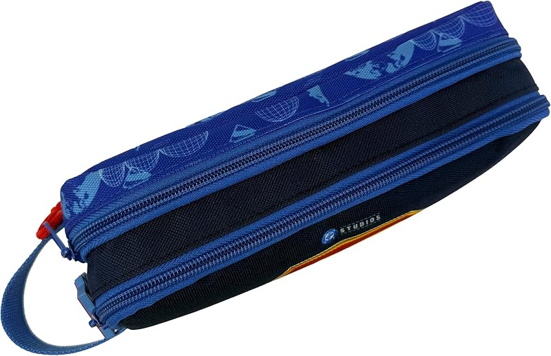 Superman, Estuche cilíndrico, Portatodos, Material Escolar, Estuche, Color Azul, Producto Oficial