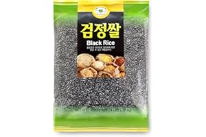 ROM AMERICA Black Rice Forbidden Rice for Asian Cooking | Korean Purple Rice Whole Grain Medium Grain - Healthy Superfood, Packed with Nutrients – 검정쌀 Geomjung - 4 Pound (Pack of 1)