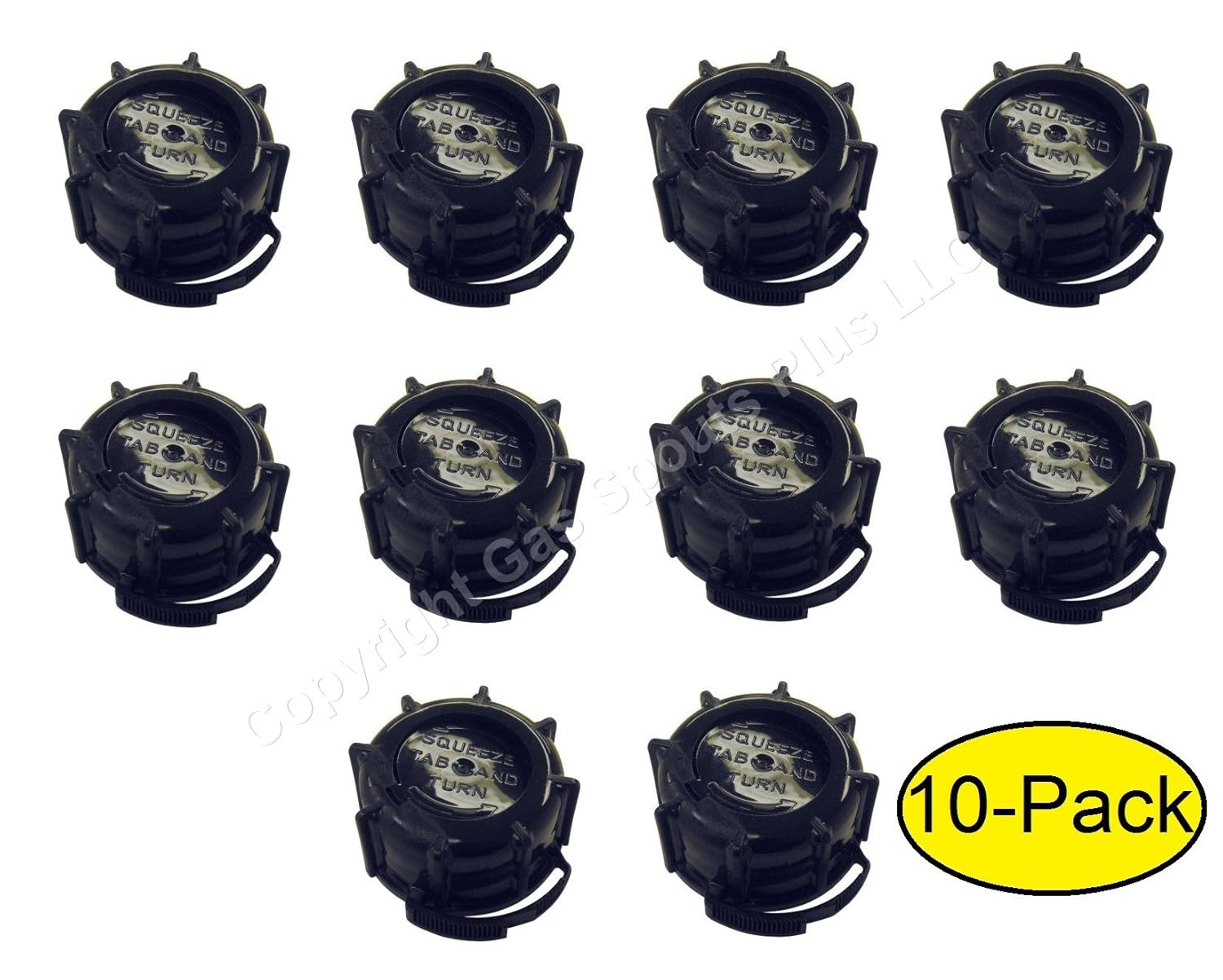 Midwest - Juego de 10 tapas de rosca para latas de gas (anillo de ...