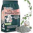 Sprinkle & Sweep Litter Box Deodorizer - Cat Litter Deodorizer Non Toxic and Safe for Kittens - Instantly Eliminates Foul Smells and Urine Odors - One Month Supply (8oz)