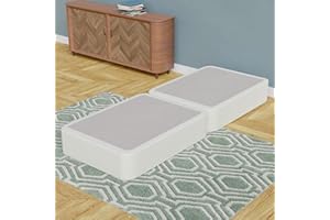 Continental Sleep 8-Inch Fully Assembled Split Wood Traditional Box Spring/Foundation for Mattress Set, Twin XL, Beige